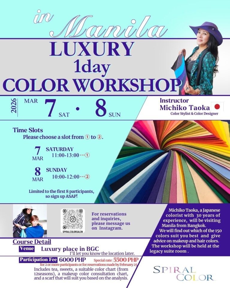 ⭐️Why Join This Luxury Color Workshop in Manila - Spiral Color Salon