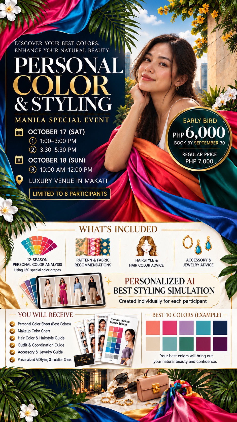 Manila Luxury Japanese Personal Color & Styling Workshop